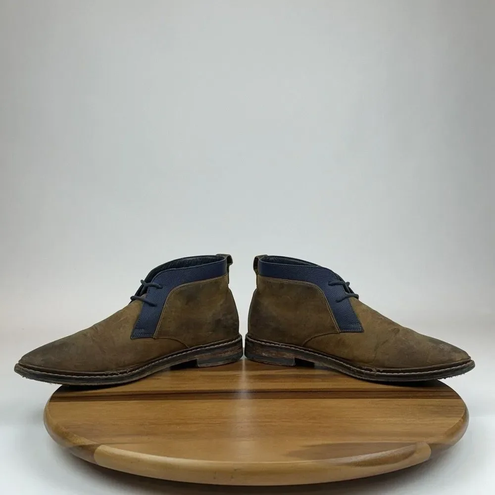 Mens Cole Haan‎ Cambridge Brown Leather Casual Ankle Chukka Boots Size 8.5 M